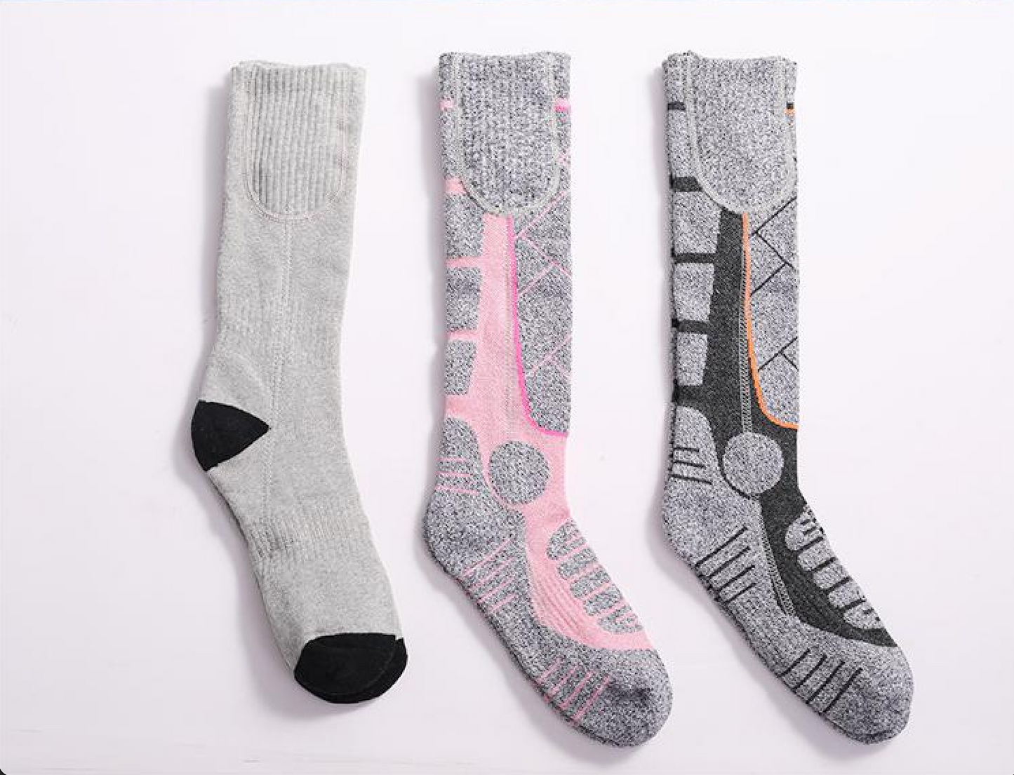 HEATSTEP– Chaussettes Chauffantes Longues